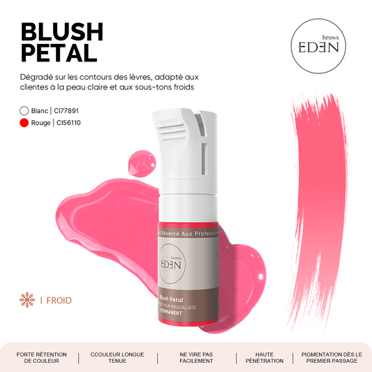 Pigment maquillage permanent Blush Petal - Lèvres - EdenBrows professionnel
